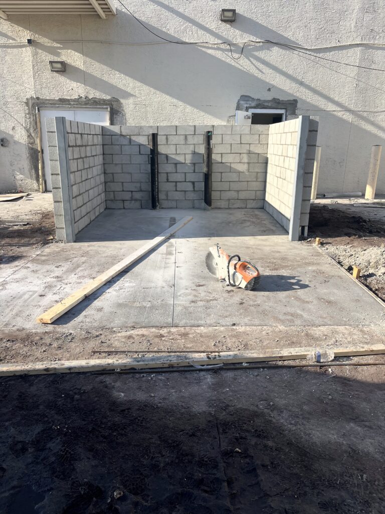 Central Florida commercial concrete contractor services.